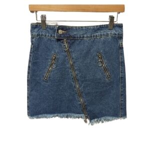 NWT Denim Grunge 90s Mini Skirt Size 8 Punk Skater Concert Indie Sleeze Bratz
